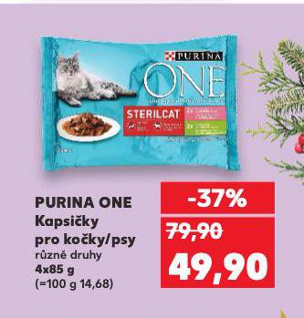PURINA ONE KAPSIČKY PRO PSY