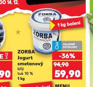 ZORBA SMETANOV JOGURT