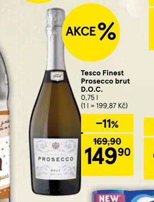 TESCO FINEST PROSECCO BRUT