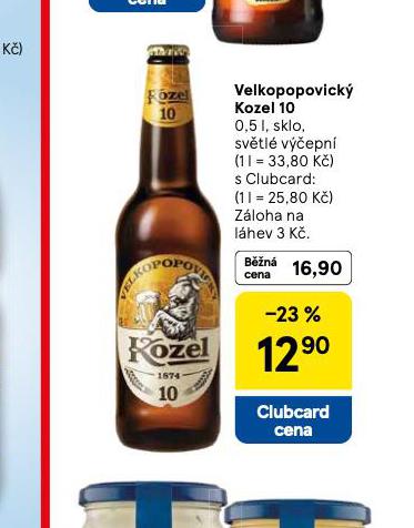 PIVO VELKOPOPOVICKÝ KOZEL 10