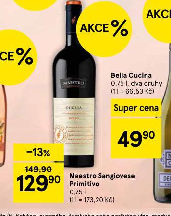 MAESTRO SANGIOVESE PRIMITIVO