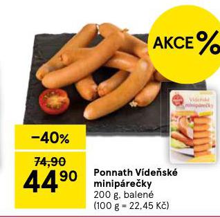 VÍDEŇSKÉ MINIPÁREČKY