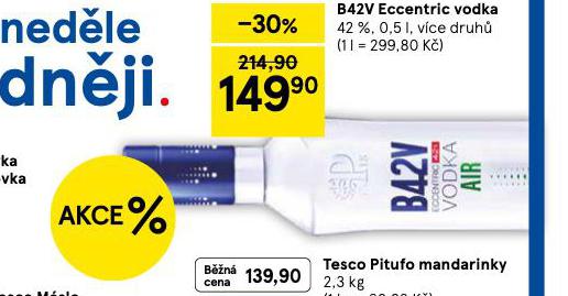 B42V ECCENTRIC VODKA