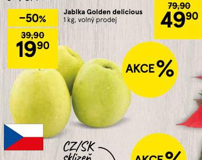JABLKA GOLDEN DELICIOUS