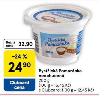 BYSTŘICKÁ POMAZÁNKA NEOCHUCENÁ