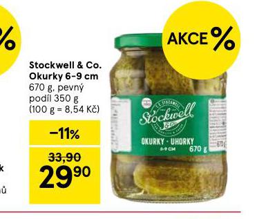 STOCKWELL OKURKY 6-9 CM