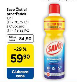 SAVO ČISTÍCÍ PROSTŘEDEK