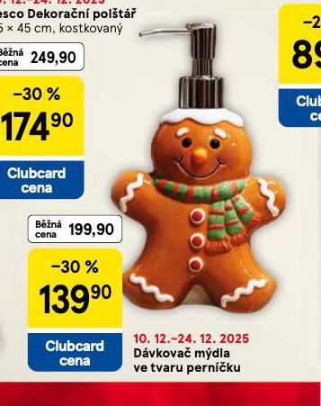 DÁVKOVAČ MÝDLA VE TVARU PERNÍČKU