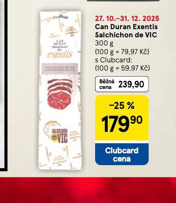CAN DURAN EXENTIS SALCHICHON DE VIC