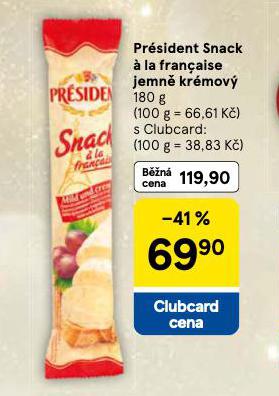 PRSIDENT SNACK  LA FRANCAISE JEMN KRMOV