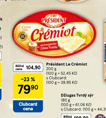 PRÉSIDENT LE CRÉMIOT