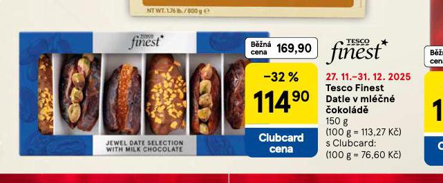 DATLE V MLÉČNÉ ČOKOLÁDĚ