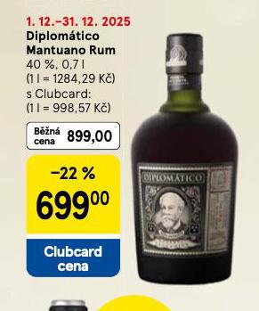 DIPLOMÁTICO MANTUANO RUM