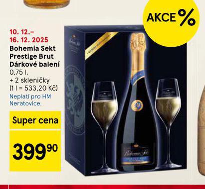 BOHEMIA SEKT PRESTIGE BRUT DÁRKOVÉ BALENÍ