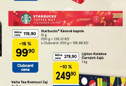 STARBUCKS KÁVOVÉ KAPSLE