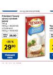 PRÉSIDENT TAVENÝ SÝROVÝ VÝROBEK JEMNÝ