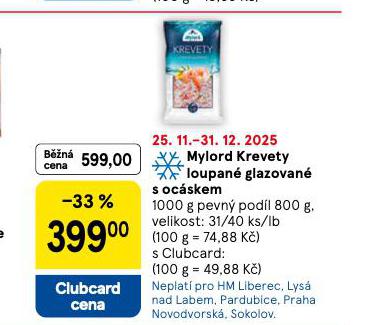 MYLORD KREVETY LOUPANÉ GLAZOVANÉ S OCÁSKEM