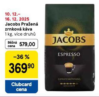 JACOBS PRAŽENÁ ZRNKOVÁ KÁVA
