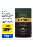 JACOBS PRAŽENÁ ZRNKOVÁ KÁVA