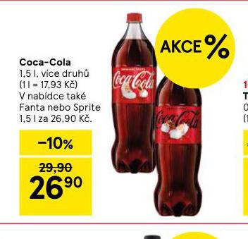 COCA COLA, FANTA, SPRITE