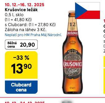 PIVO KRUŠOVICE 12 KRÁLOVSKÝ LEŽÁK