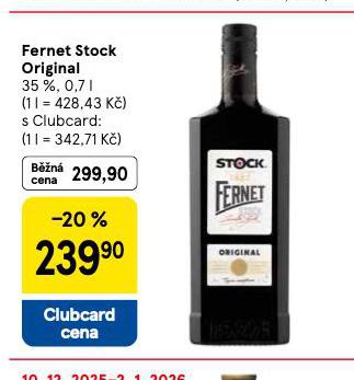 FERNET STOCK ORIGINAL