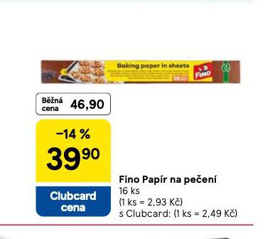 FINO PAPÍR NA PEČENÍ