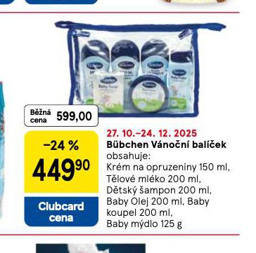 BÜBCHEN VÁNOČNÍ BALÍČEK