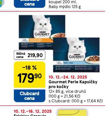 GOURMET PRLE KAPSIČKY PRO KOČKY