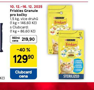 FRISKIES GRANULE PRO KOČKY