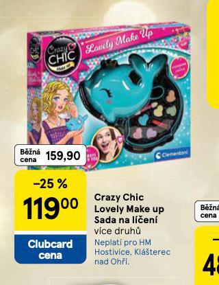 CRAZY CHIC LOVELY MAKE UP SADA NA LÍČENÍ
