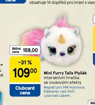 MINI FURRY TALIS PLYŠÁK