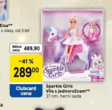 SPARKLE GIRZL VÍLA S JEDNOROŽCEM