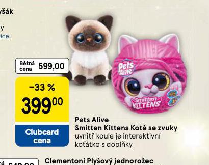 PETS ALIVE SMITTEN KITTENS KOTĚ SE ZVUKY