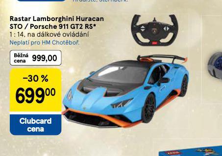 RASTAR LAMBORGINI HURACAN STO/PORSCHE 911 GT2 RS