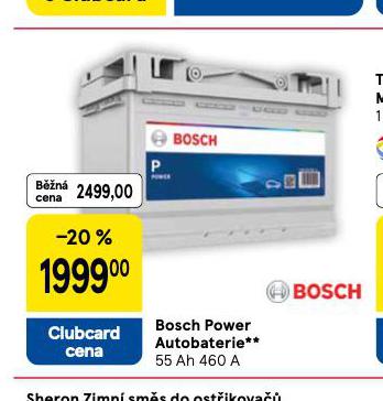 BOSCH POWER AUTOBATERIE 55 Ah