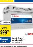 BOSCH POWER AUTOBATERIE 55 Ah