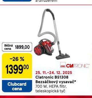 BEZSÁČKOVÝ VYSAVAČ