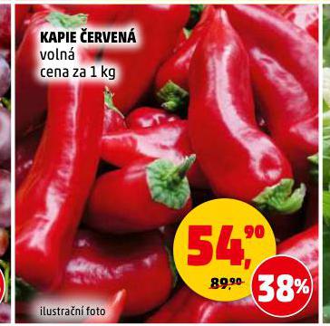 KAPIE ČERVENÁ