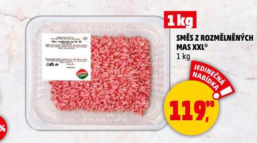 SMĚS ROZMĚLNĚNÝCH MAS