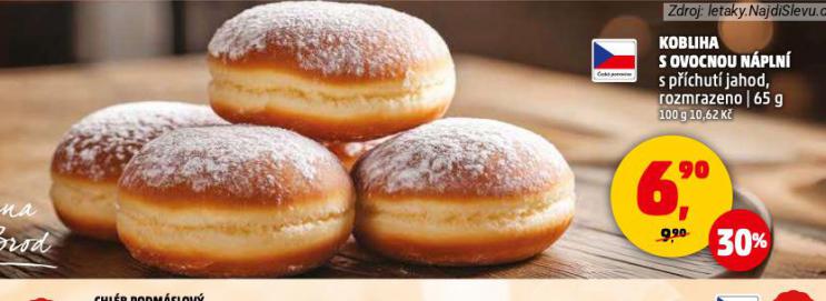 KOBLIHA S OVOCNOU NÁPLNÍ