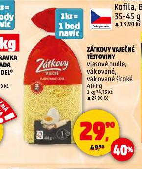 ZÁTKOVY VAJEČNÉ TĚSTOVINY