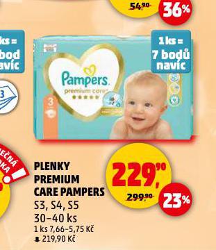 PAMPERS DĚTSKÉ PLENKY