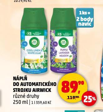 AIRWICK NÁPLŇ DO AUTOMATICKÉHO STROJKU