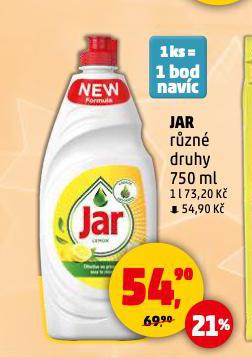 JAR PROSTŘEDEK NA MYTÍ NÁDOBÍ