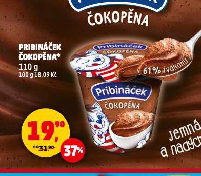 PRIBINÁČEK ČOKOPĚNA