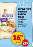 LISTOVÉ TĚSTO DOBROTY BABIČKY KLÁRY