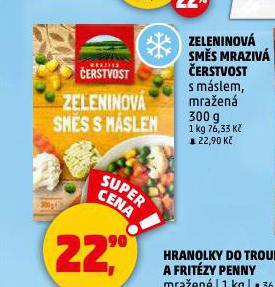 ZELENINOVÁ SMĚS MRAZIVÁ ČERSTVOST
