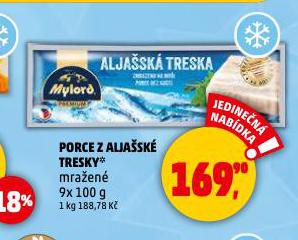 PORCE Z ALJAŠSKÉ TRESKY