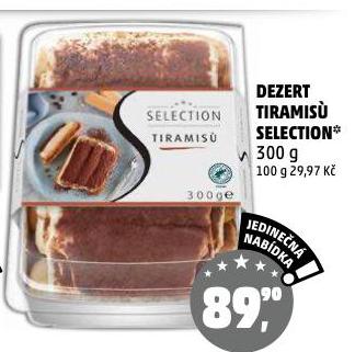 DEZERT TIRAMISÚ SELECTION